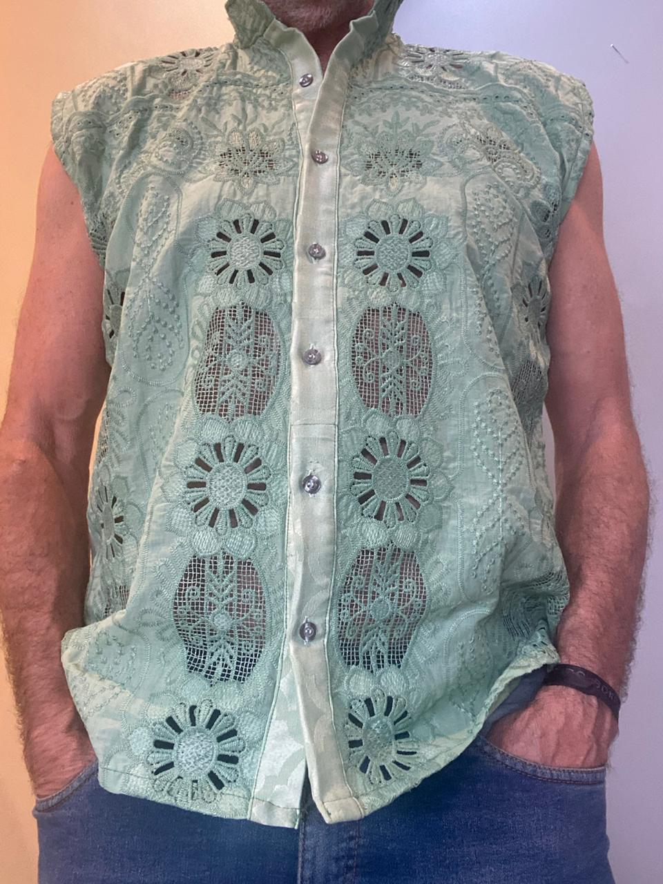 Colete Renda da Mata Verde